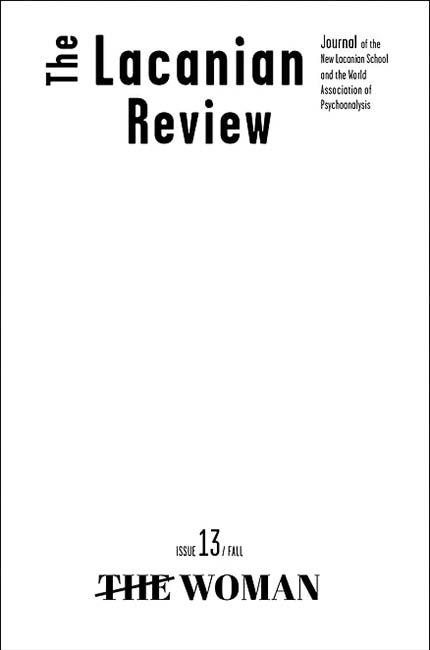 The Lacanian Review N° 13